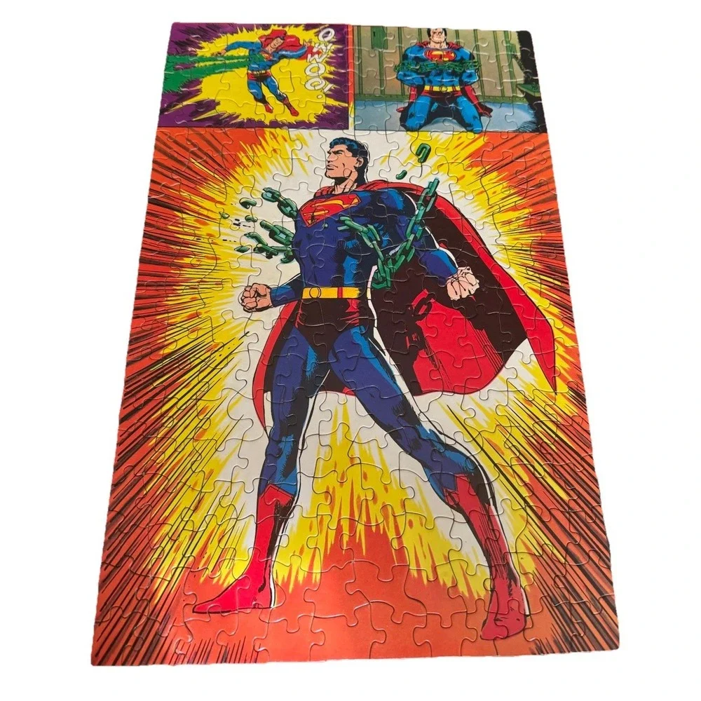 1973 Superman Jigsaw Puzzle 200 Pieces Complete